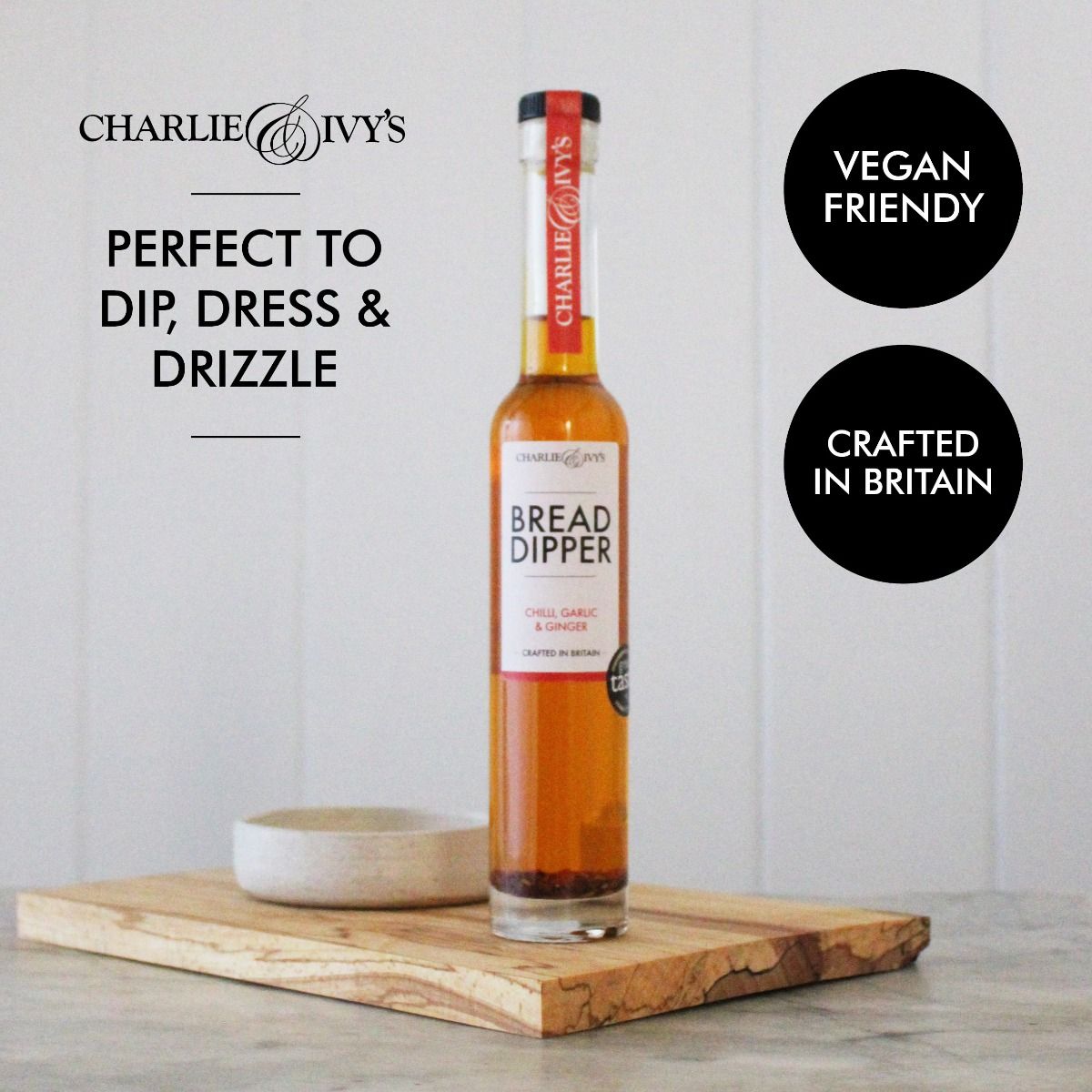 Charlie & Ivy's | Bread Dipper: Chilli, Garlic & Ginger (200ml)