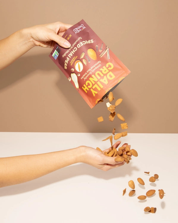 Daily Crunch | Spiced Chai Pair Sprouted Almonds (Large 141g)