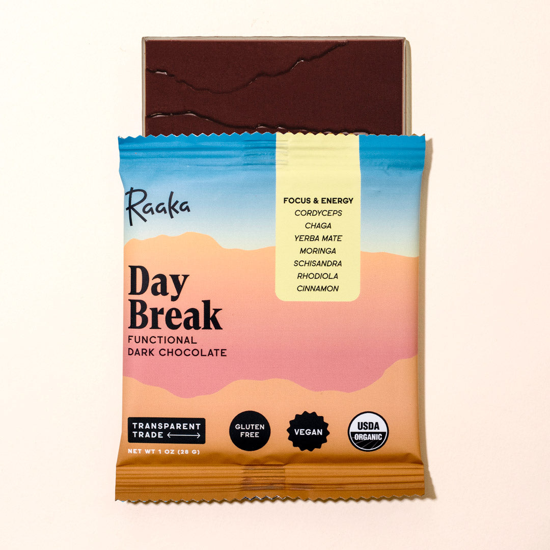 Raaka | Day Break Functional Chocolate (28g)