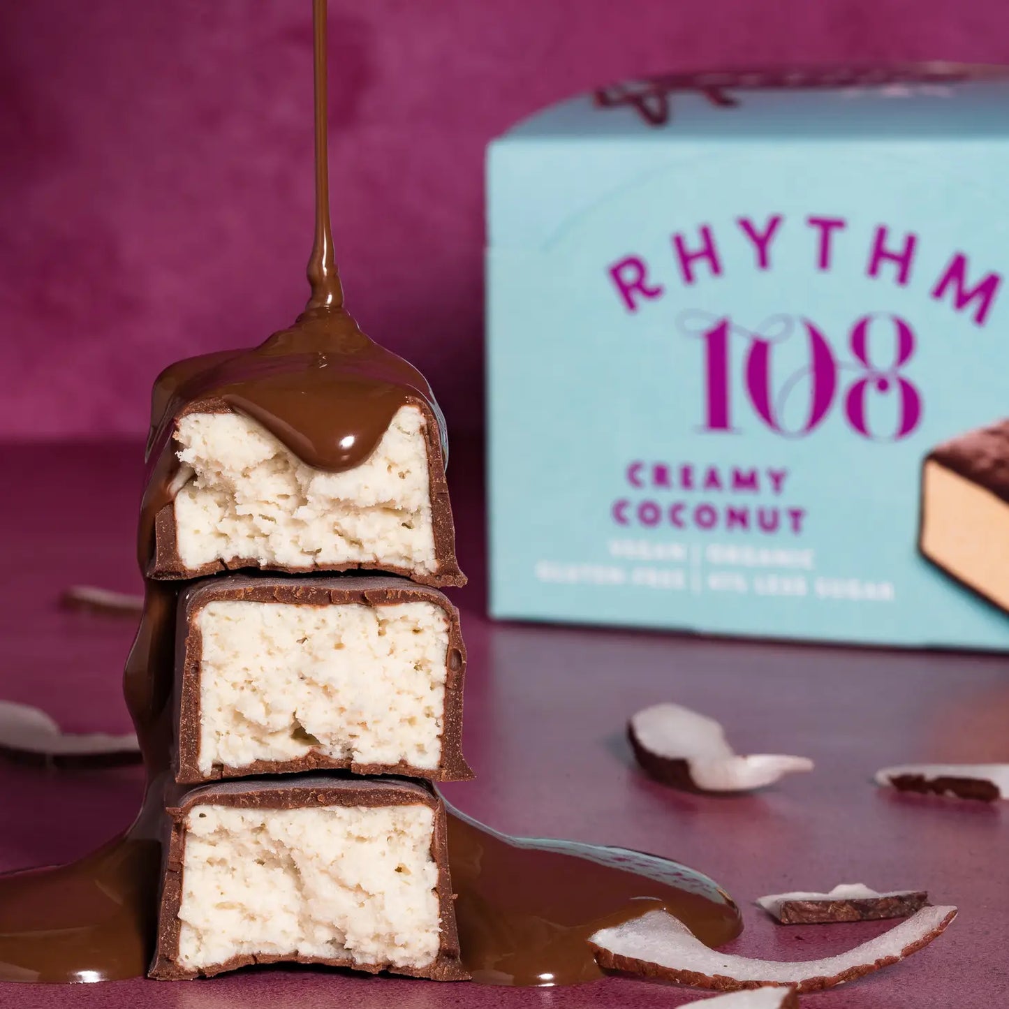 Rhythm 108 | Chocolate Mini: Creamy Coconut (33g)