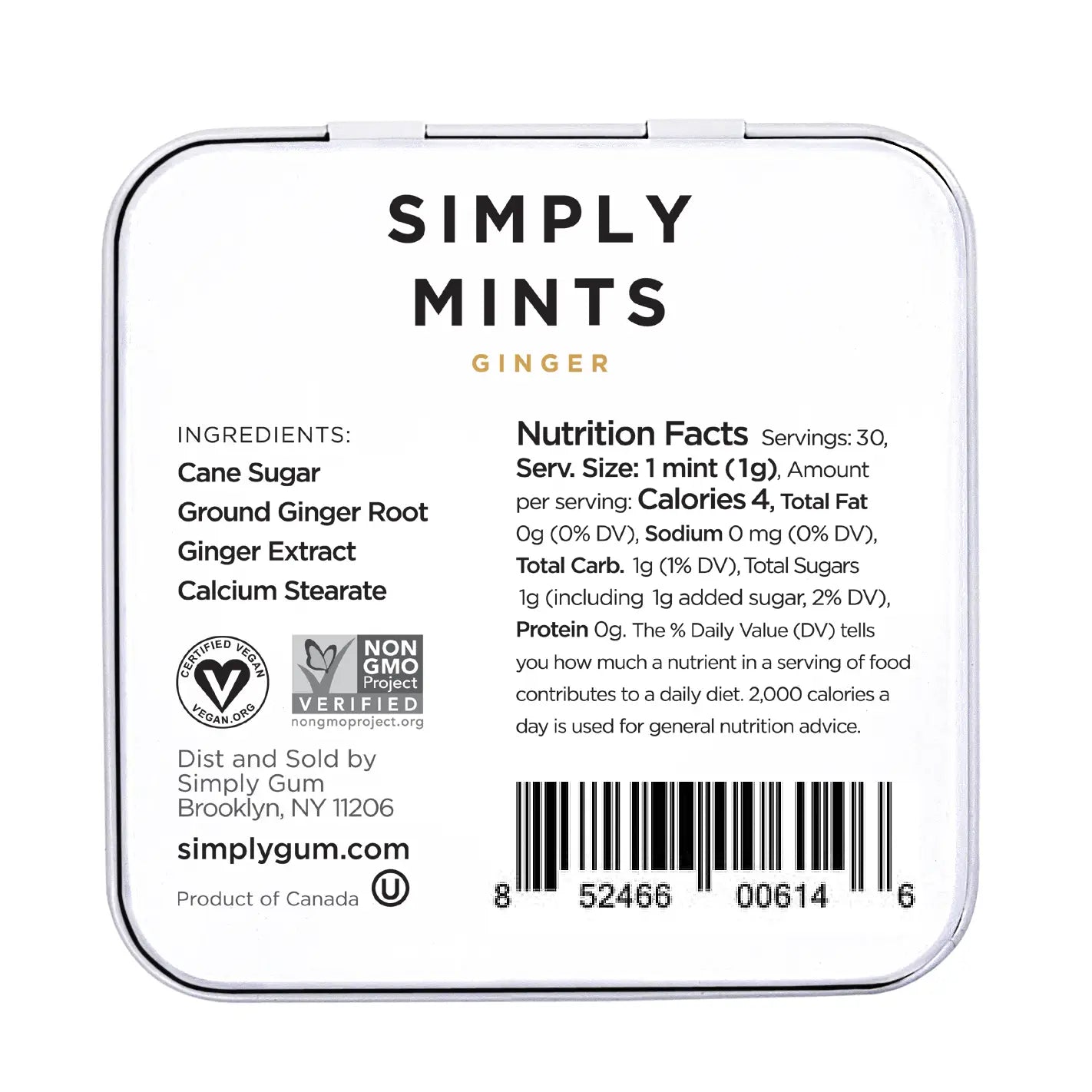 Simply | Mints: Ginger (30g)