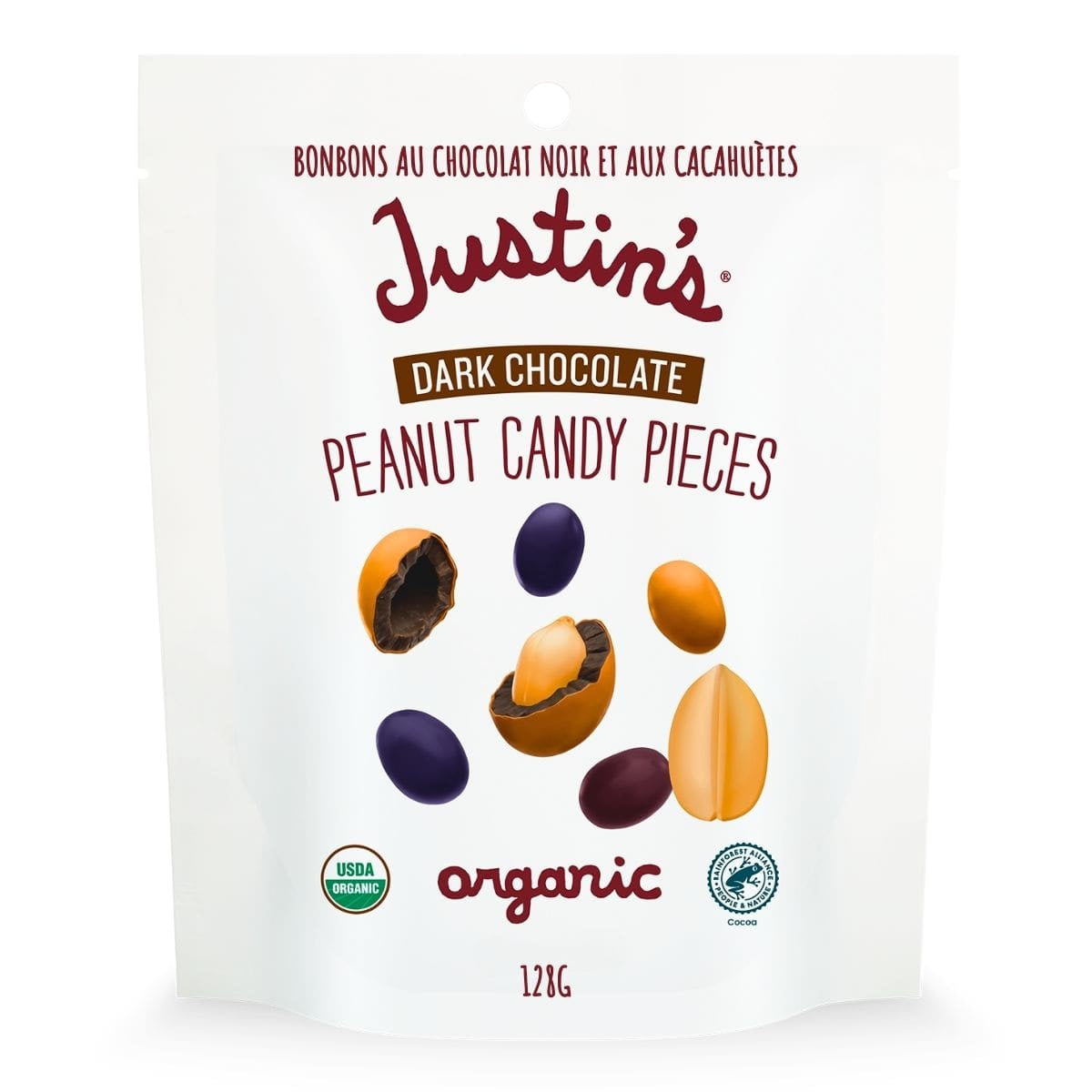 Justin's | Chocolate Peanut Candy Pieces (128g)