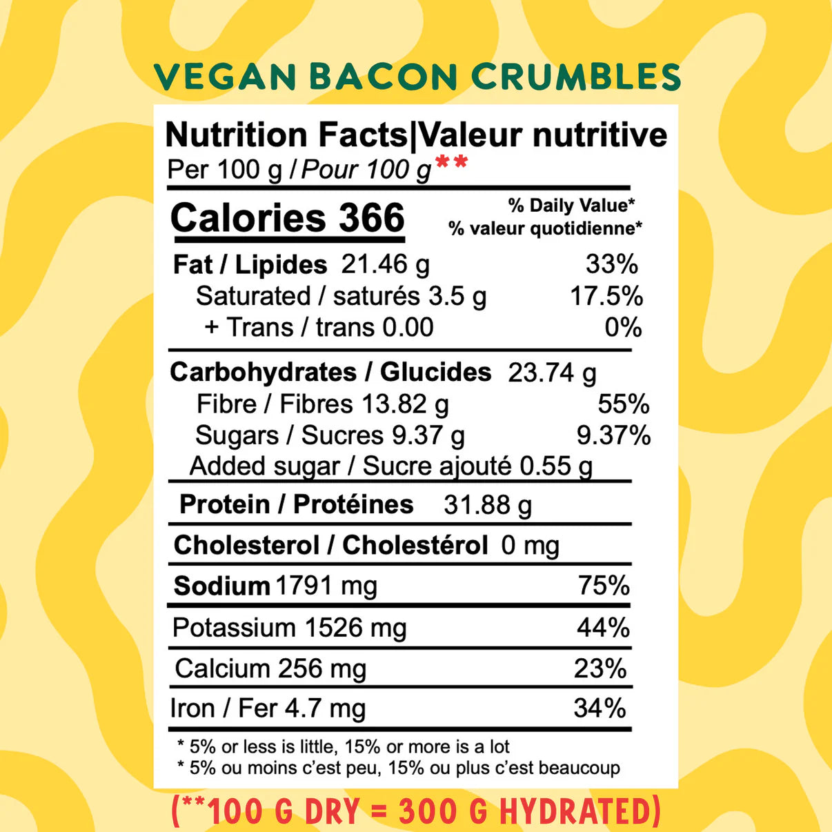 Brother Sprout | Da B'y Con Bacon Crumbles (500g)