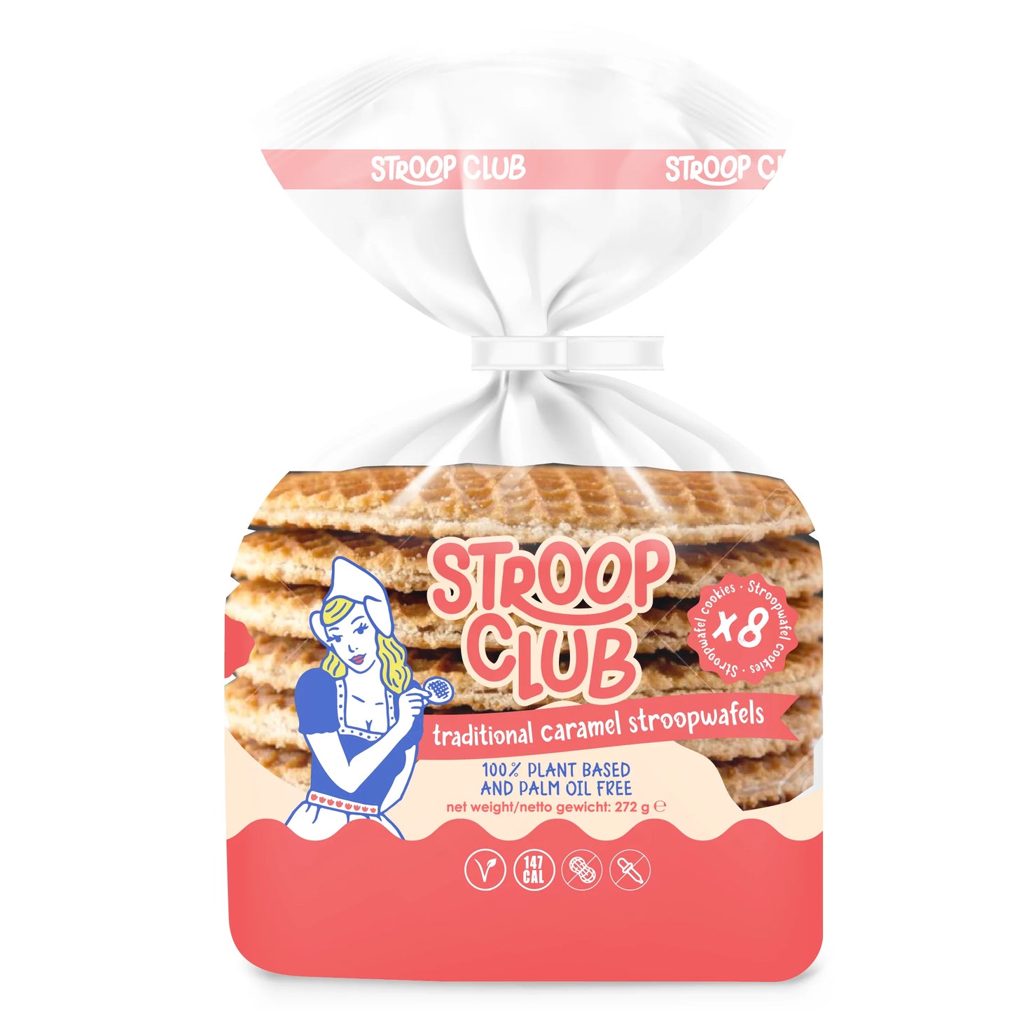 Stroop Club | Traditional Caramel Stroopwafels (8 pack)