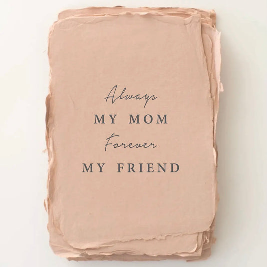 Paper Baristas | My Mom My Friend Card